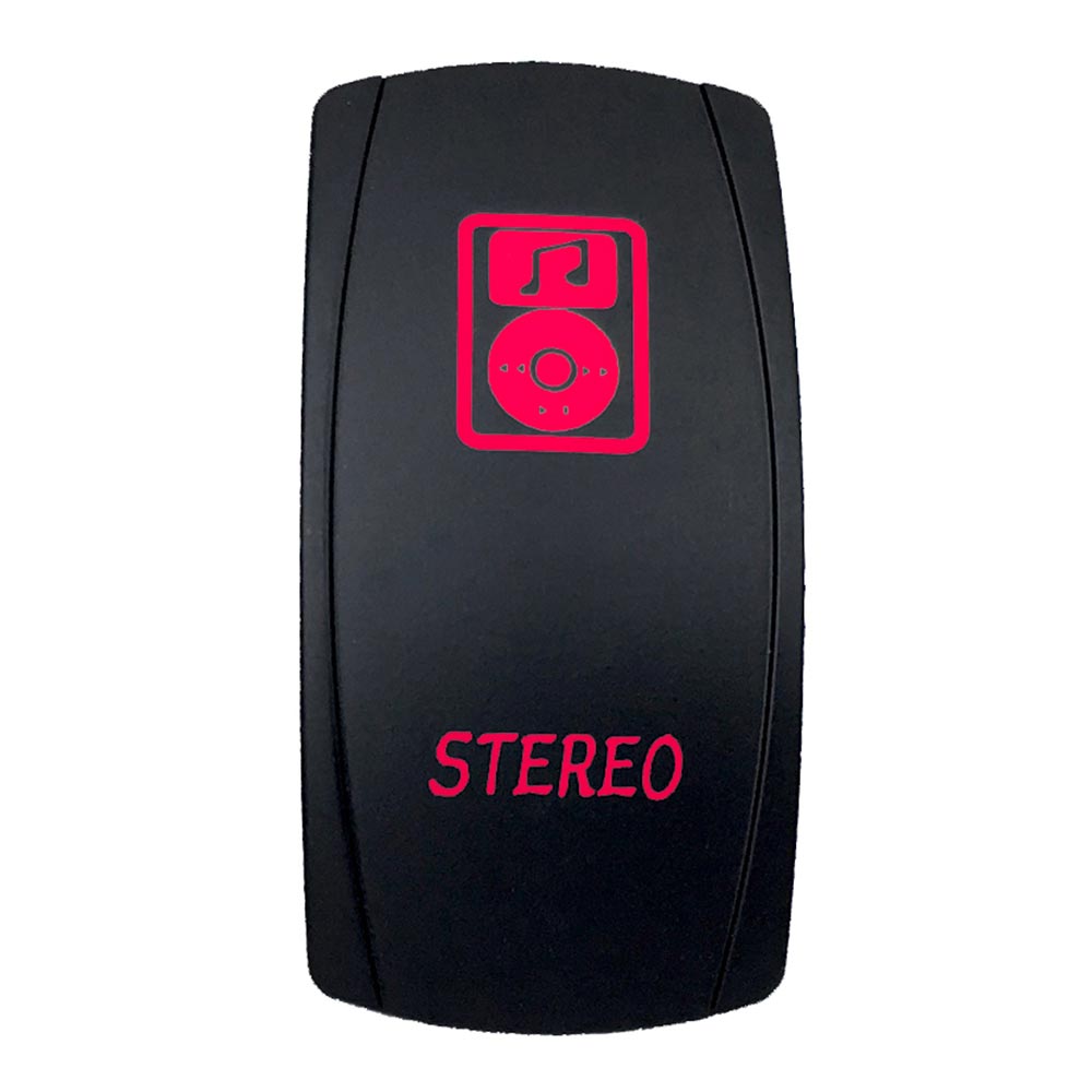 Stereo LED Rocker Switch