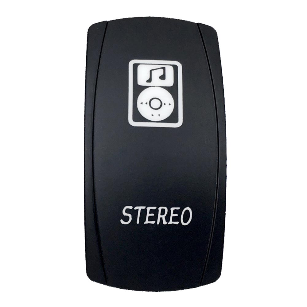 Stereo LED Rocker Switch