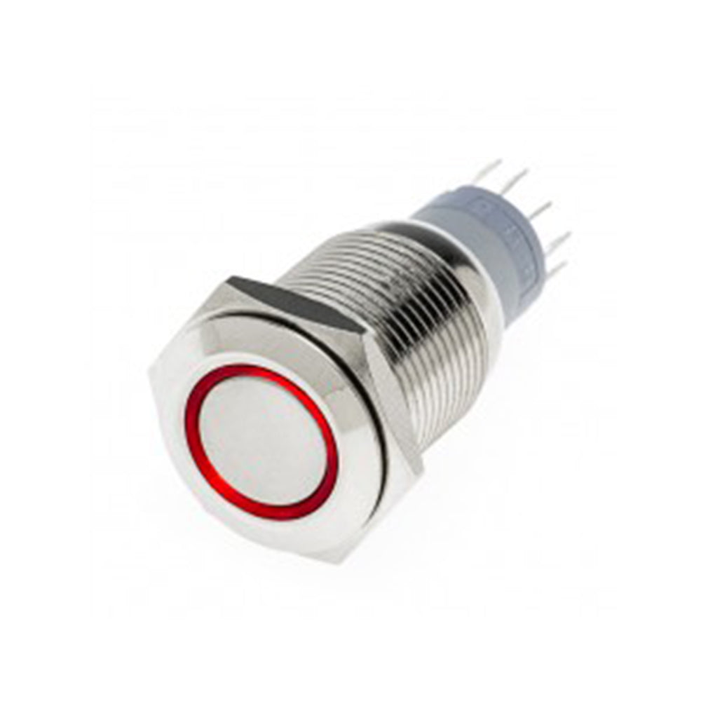 Chrome Flush Mount LED Switch