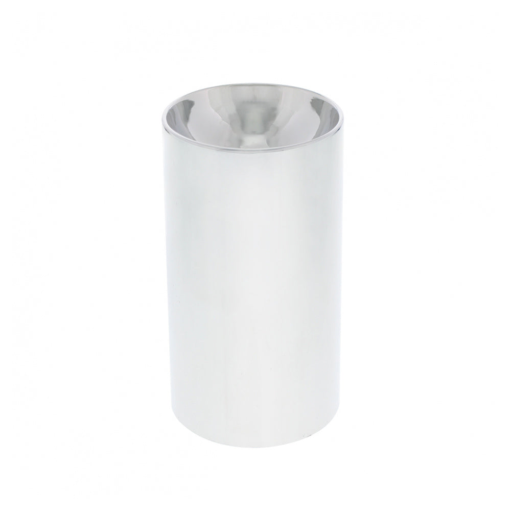 33mm Chrome Plastic Concave Nut Cover - Thread On