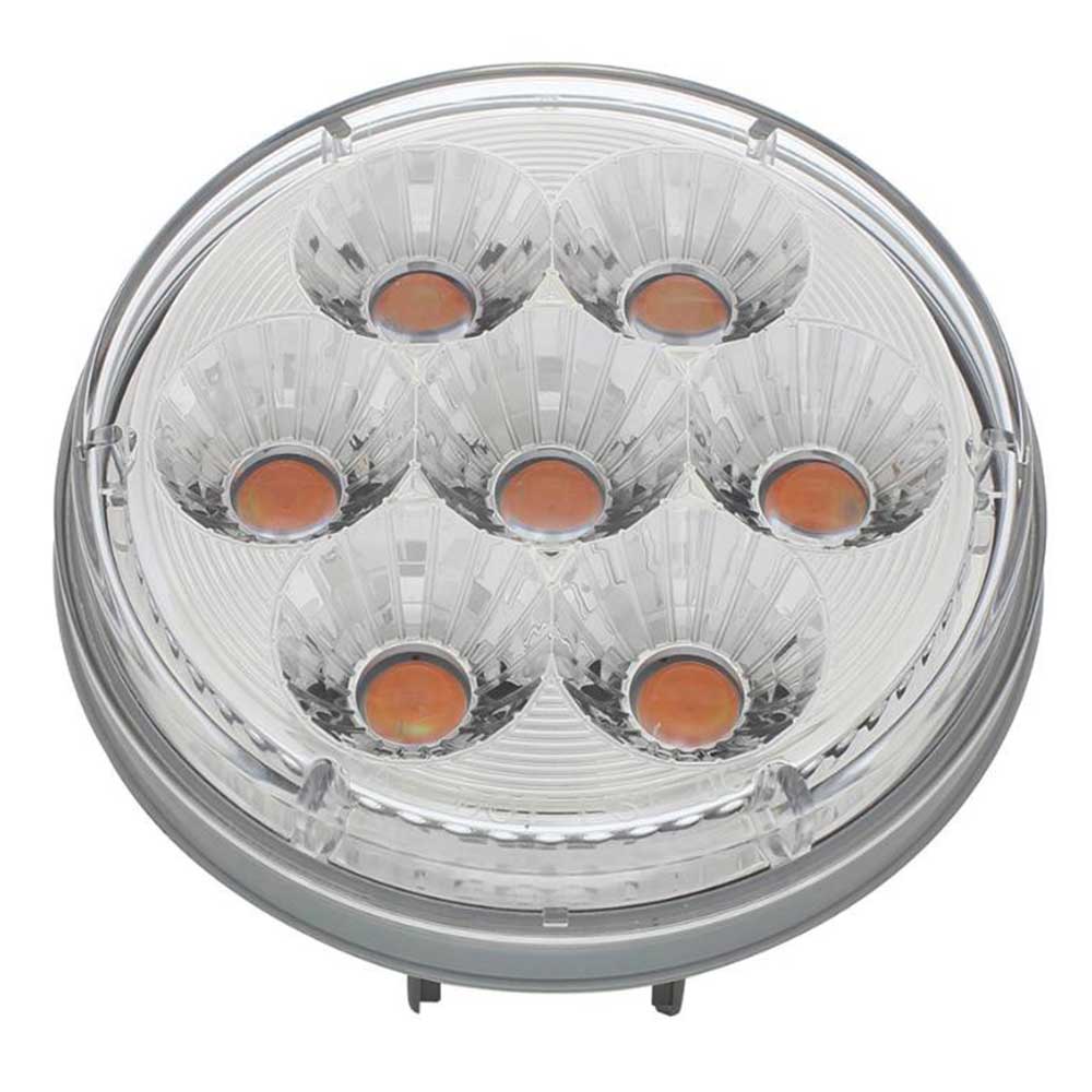 4" Double Fury 14 LED Stop, Turn, Tail Light with Clear Lens