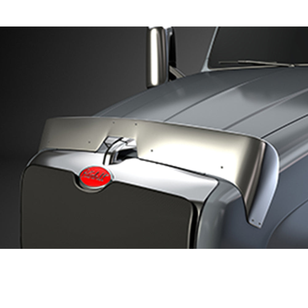 Peterbilt 567 Stainless Steel Aeroshield Deflector