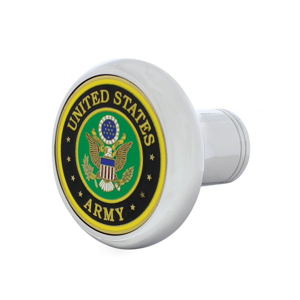 Deluxe Army Military Medallion Air Valve Knob
