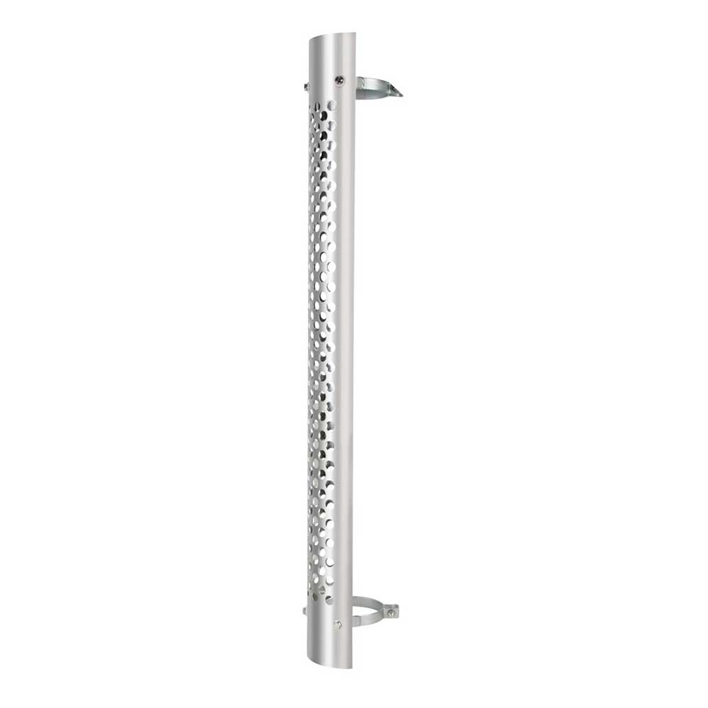 6"D x 48"L 180 Degree SS Muffler Guard with Round Holes