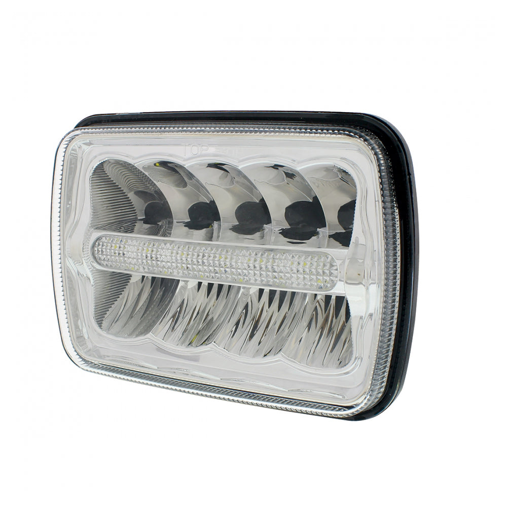5" x 7" LED Headlight with Light Bar