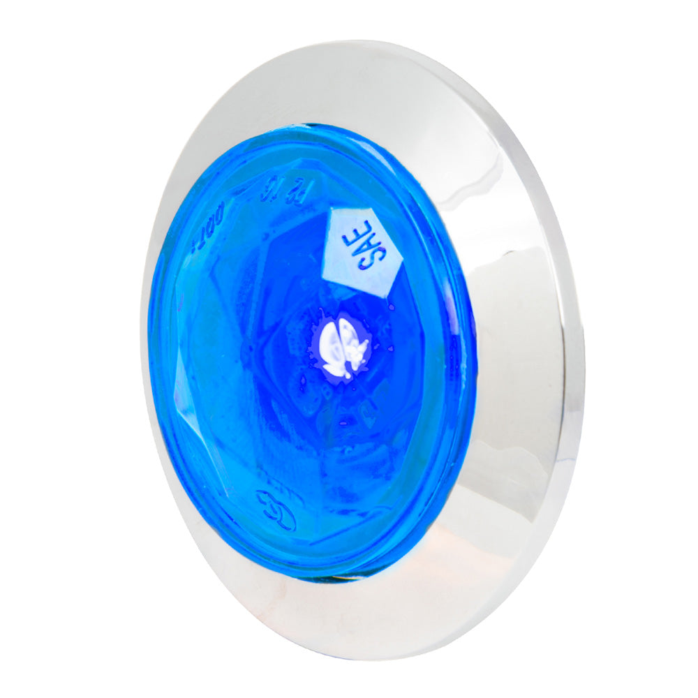 1" 1 LED Diamond Lens Dual Function Light with Bezel