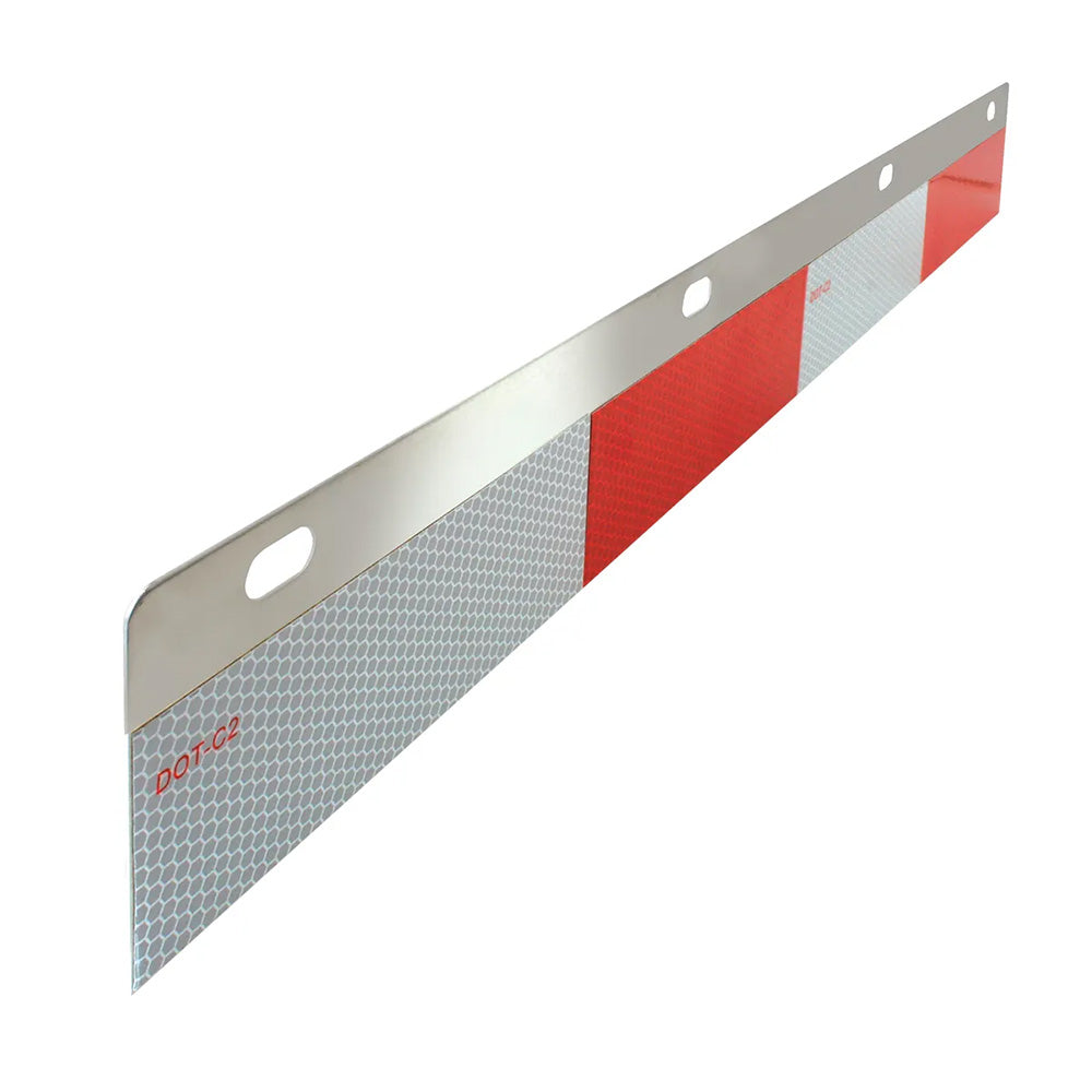 Top Reflector Aluminum Mud Flap Accents