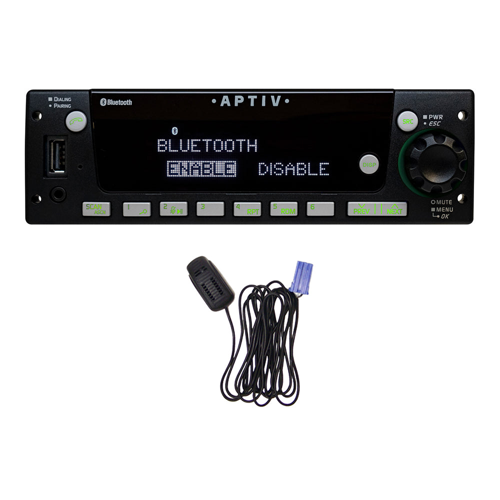 Aptiv Heavy-Duty Radio AM/FM/WB with Integrated Bluetooth ® Mic