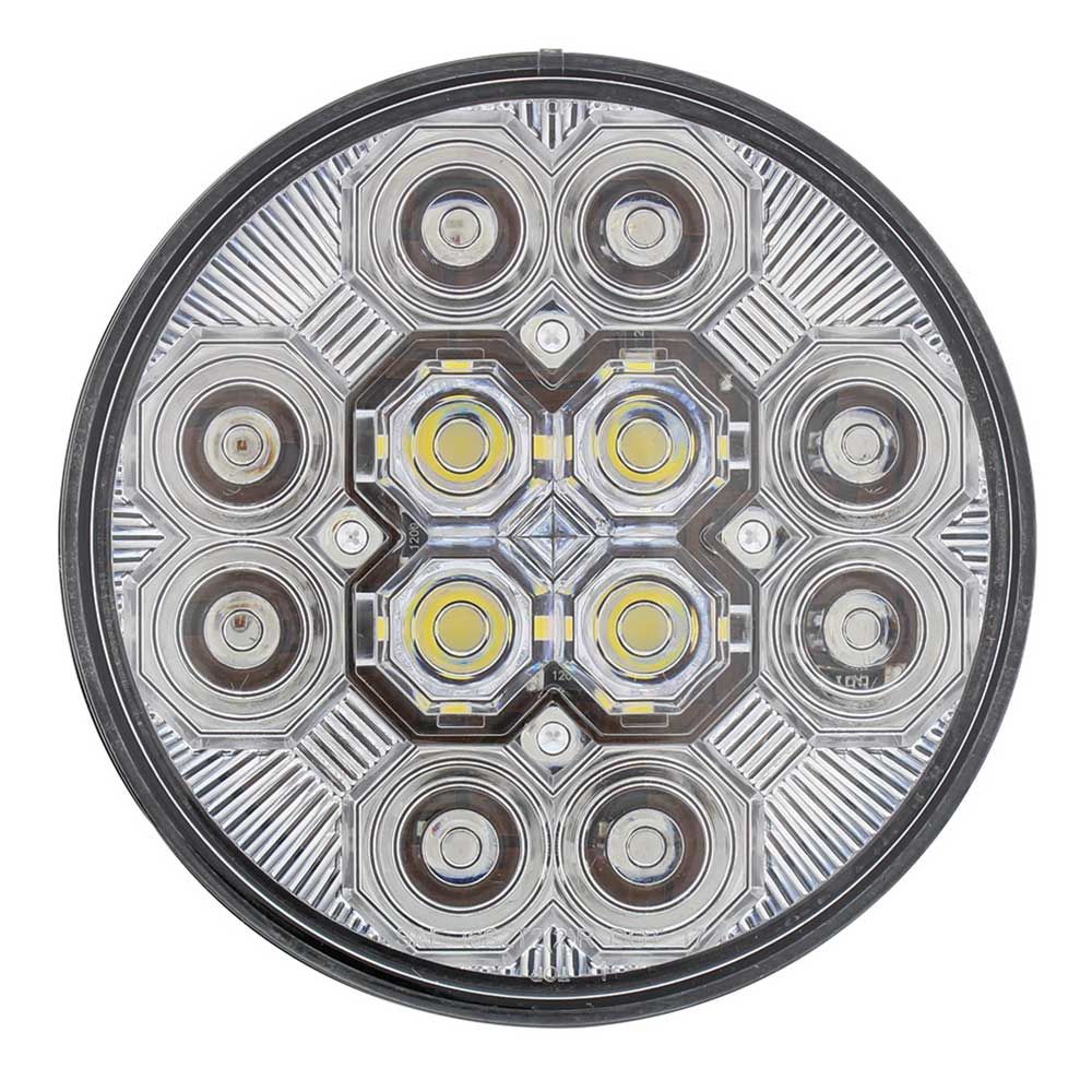 4" Combo 12 LED Stop, Turn, Tail w/ 16 LED Back-Up Light