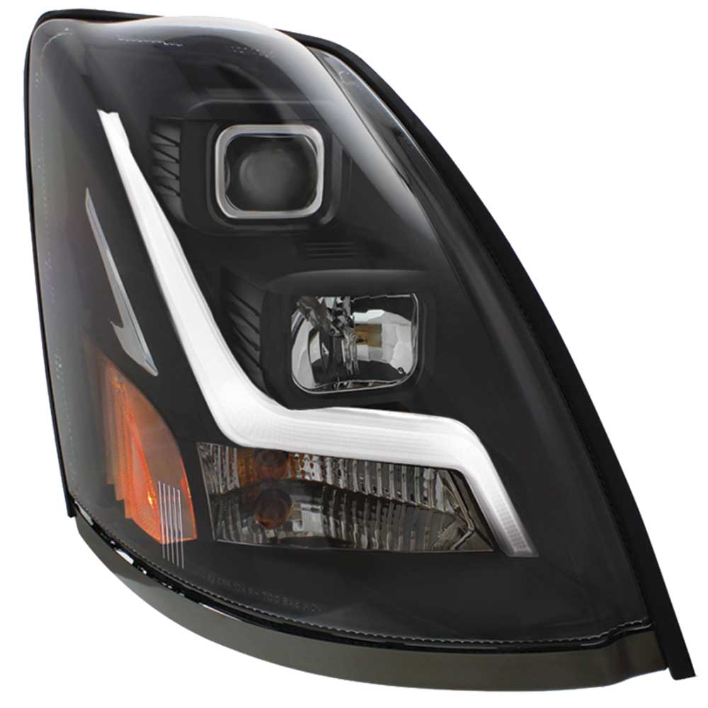 Volvo VN Blackout Projection Headlight with LED