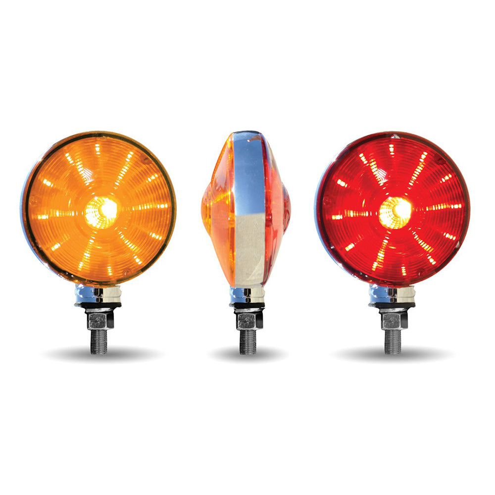 4" Old School Double Face LED Light