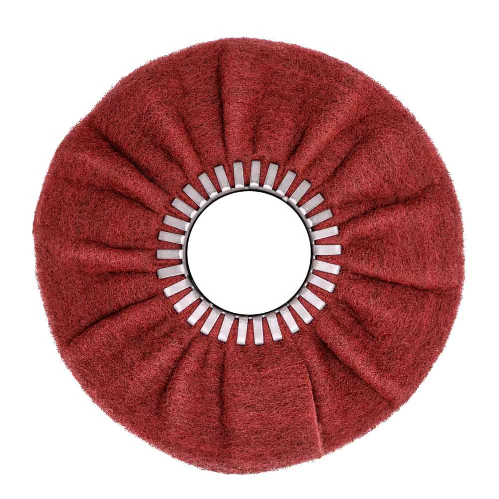 9" Satin Airway Buffing Wheel for Angle Grinder