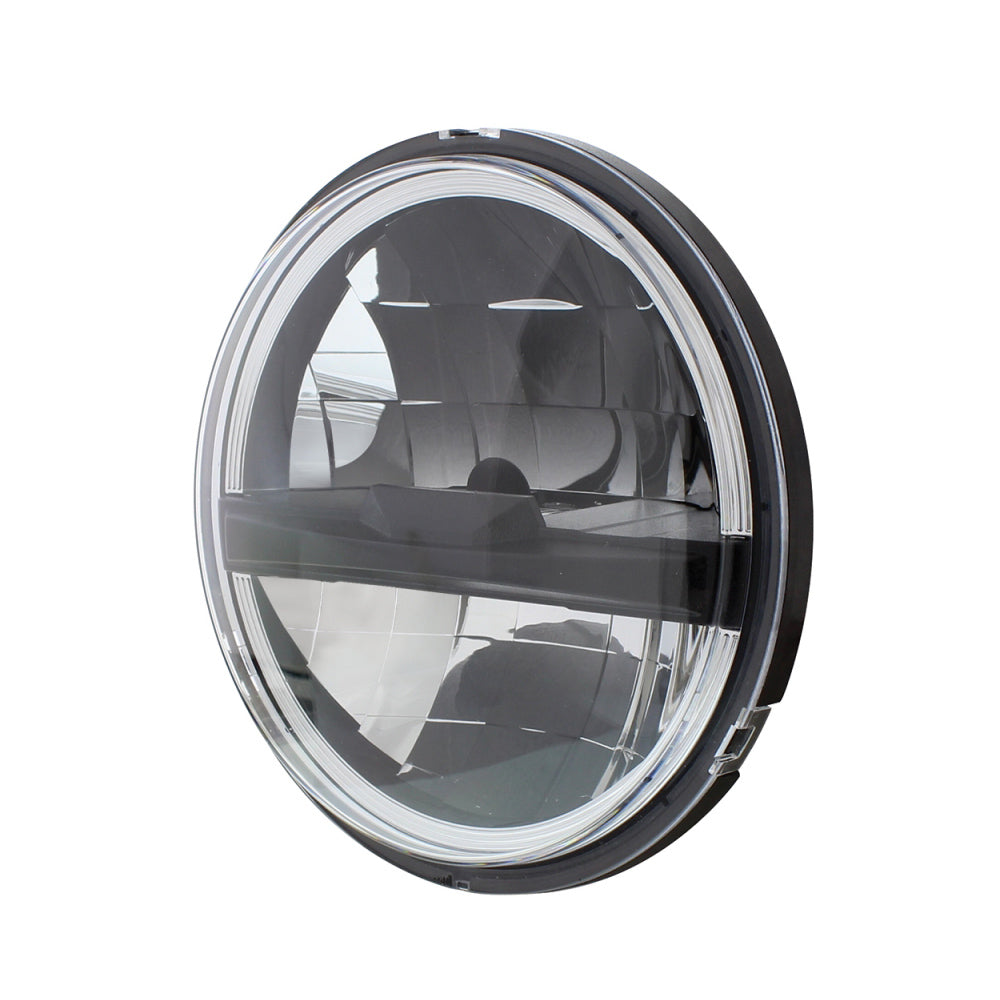 5-3/4" Black 8 High Power LED Headlight