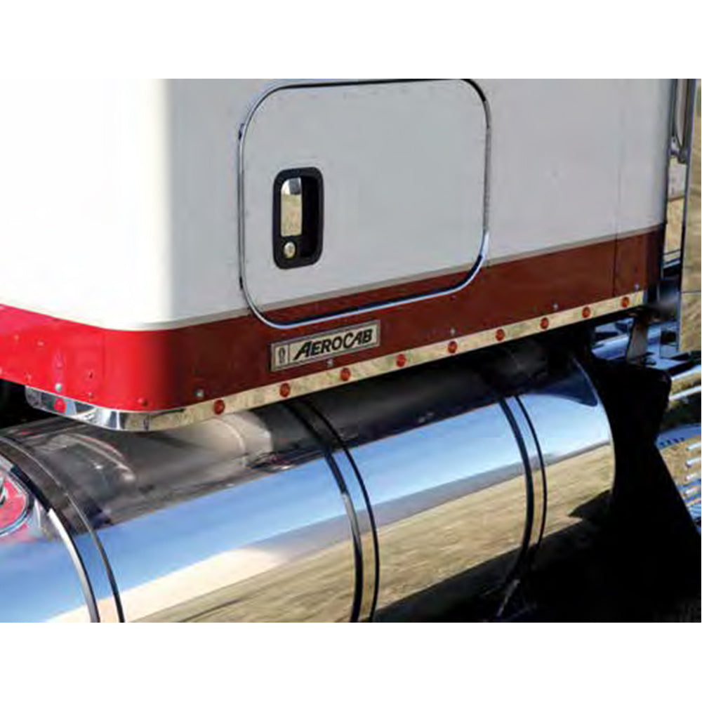 Kenworth 72" Aero Sleeper Panels with 24 Button Lights