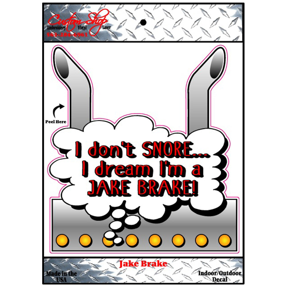 Jake Brake Decal