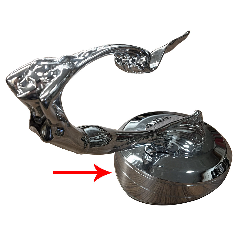 Peterbilt 389 Flying Lady Hood Pull Base