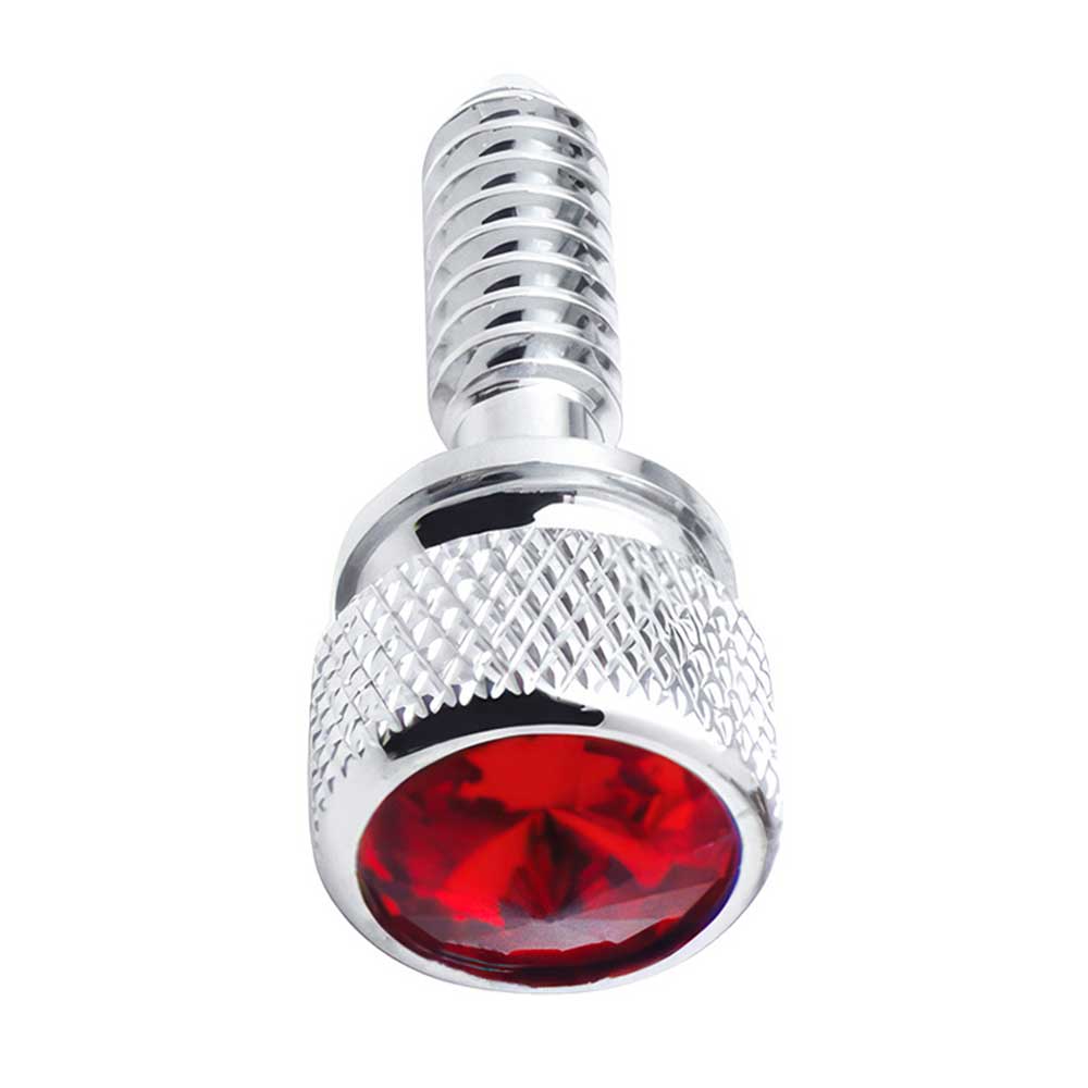Peterbilt 1/4" - 20 Thread Knurled Head Dash Screw with Crystal - 14 Pack