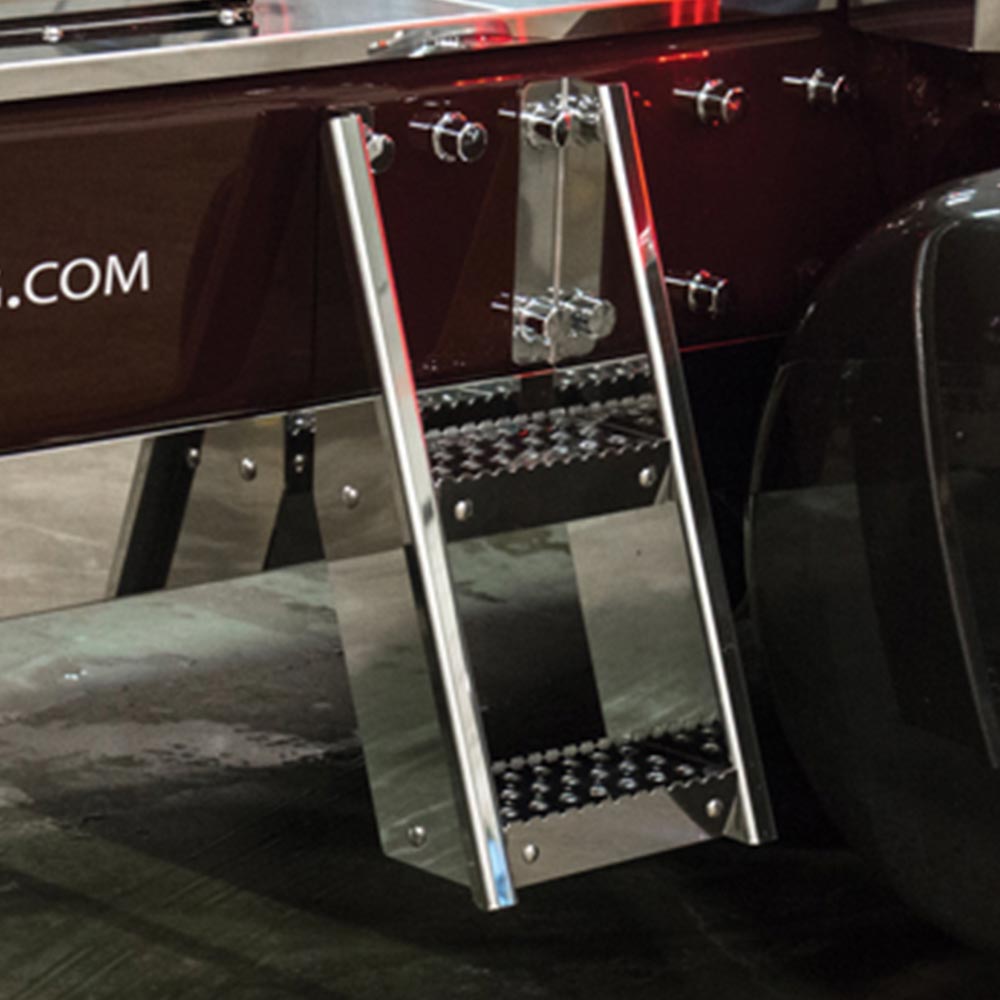 Peterbilt 430 Stainless Steel Rear Frame Step