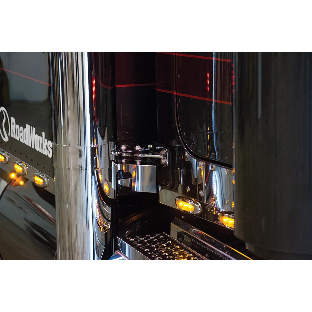 Peterbilt Exhaust Mount IFTA Permit Bracket