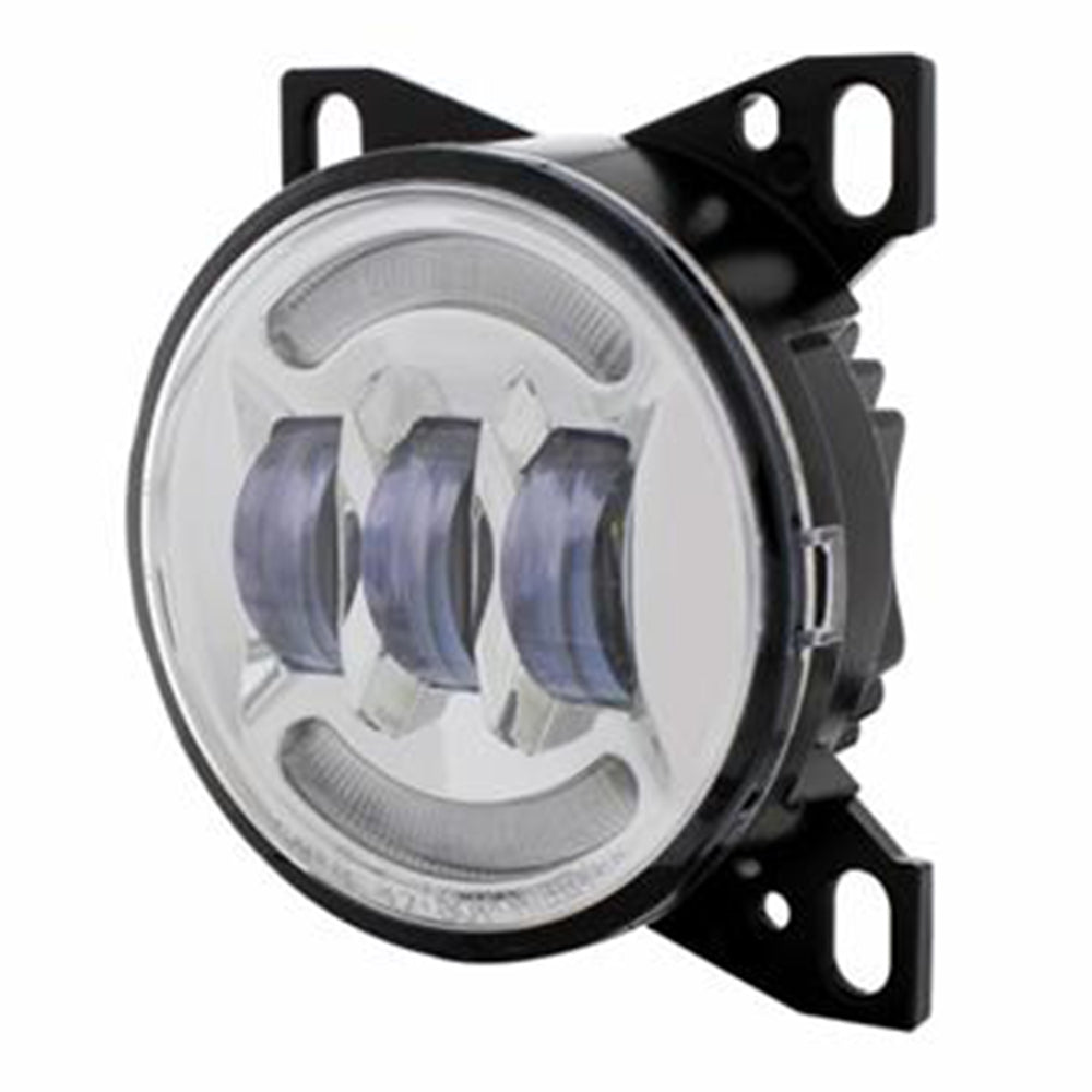 4-1/4" Chrome LED Fog Light for Peterbilt 579, 587 and Kenworth T660
