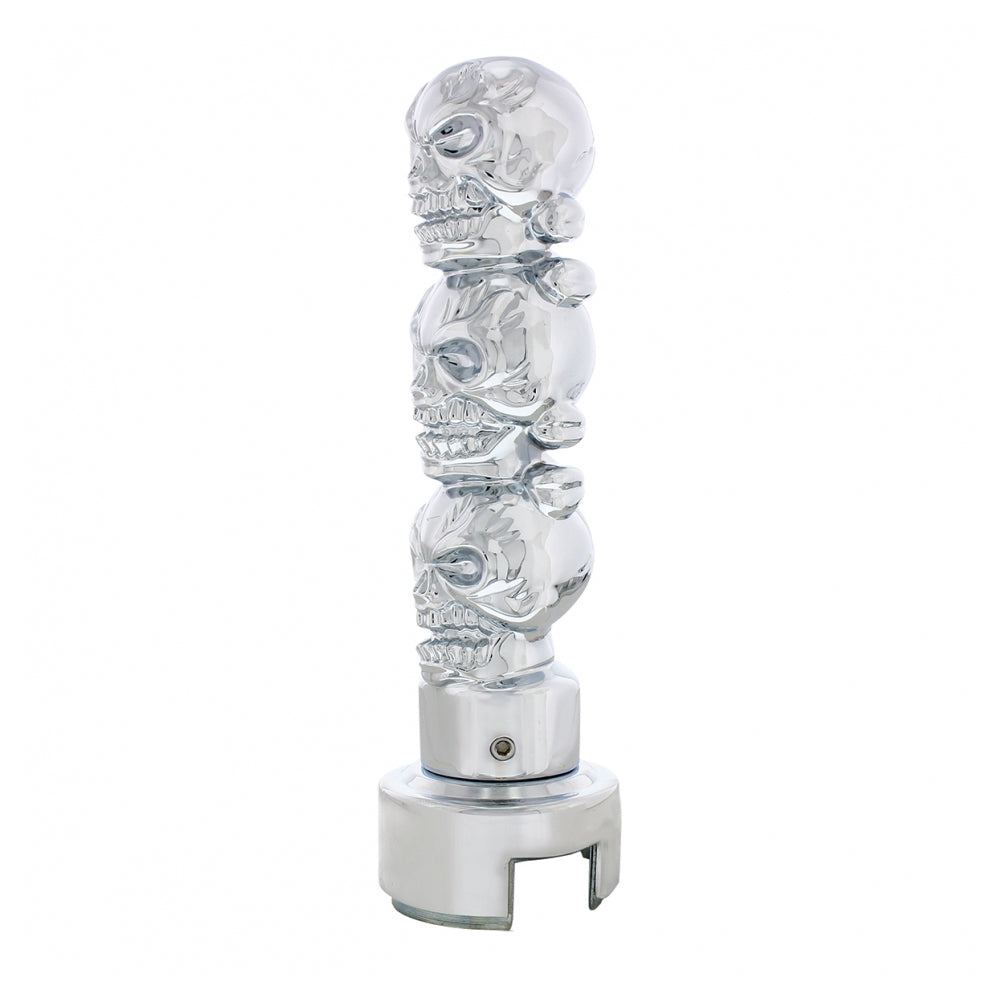 Three Skull Chrome 13/15/18 Speed Shifter Knob