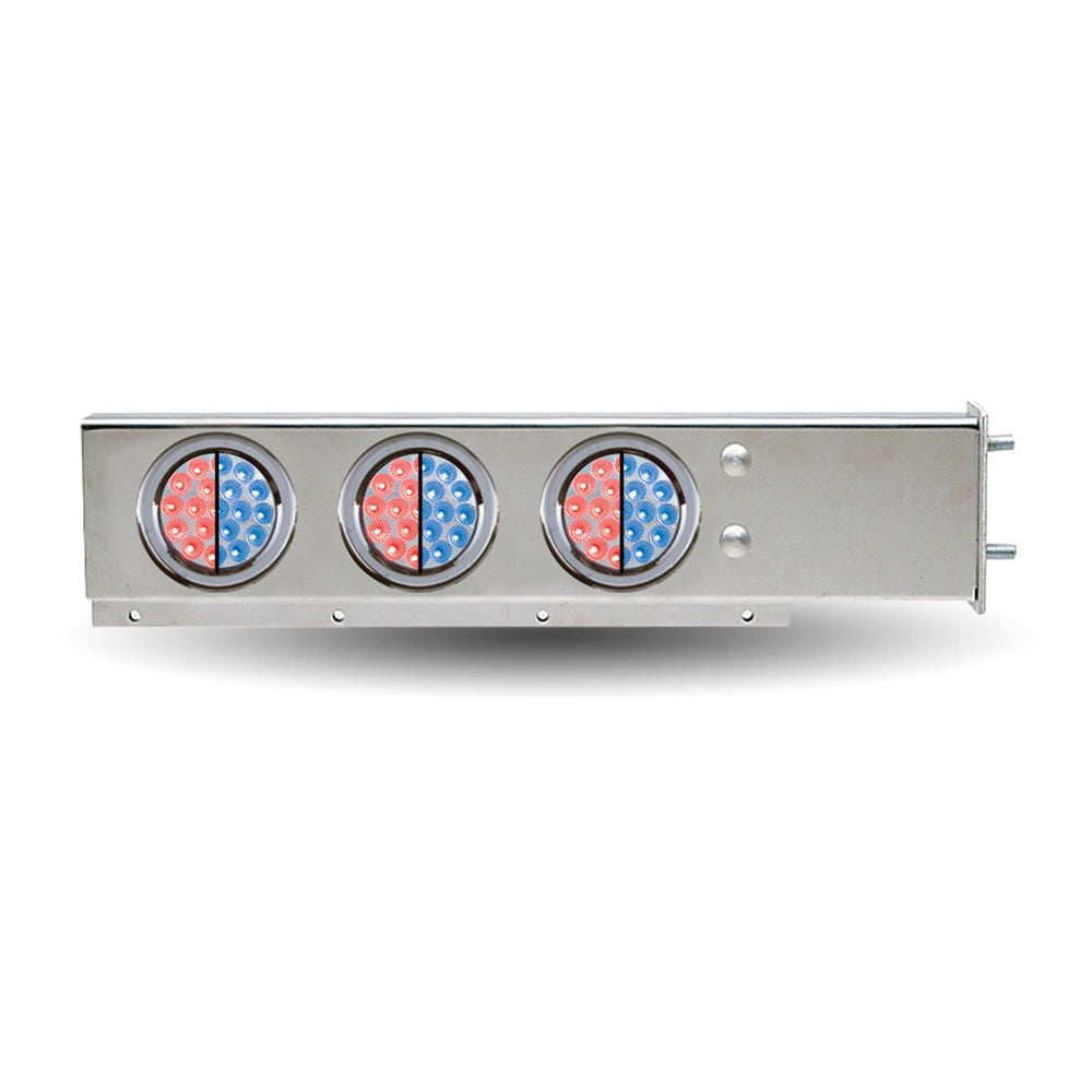 Stainless Steel Dual Revolution Rear Light Bar, 2-1/2" Spacing