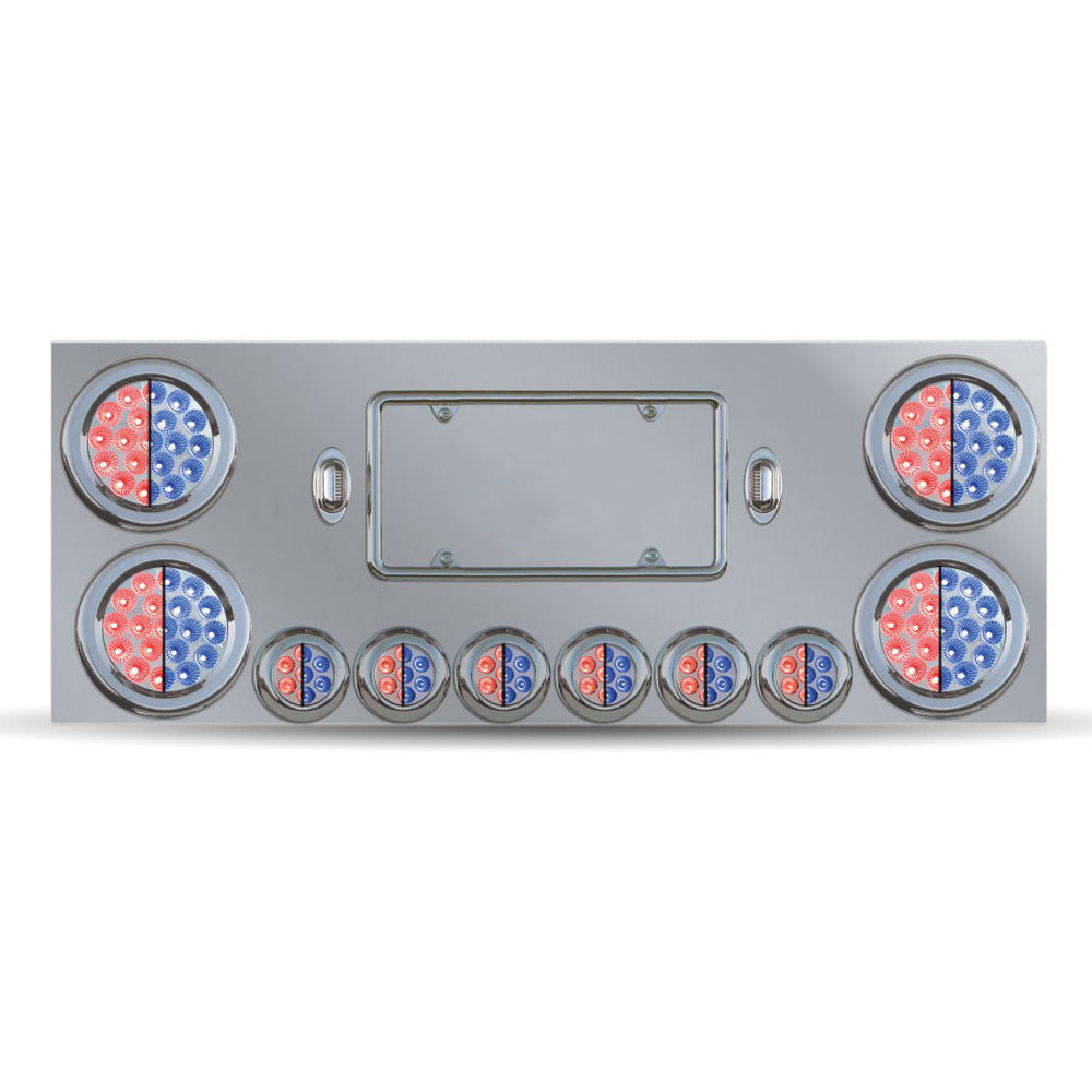 Stainless Steel Dual Revolution LED Center Panel with 10 Lights