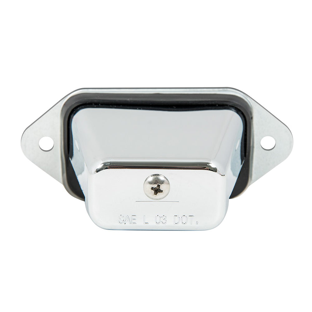Rectangular 2 LED License Light, Screw Mounted