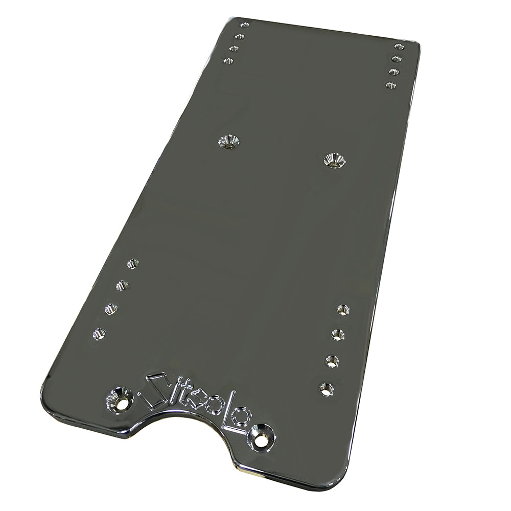 14" Chrome Seat Base Adapter Plate for Peterbilt 379, 386, 389