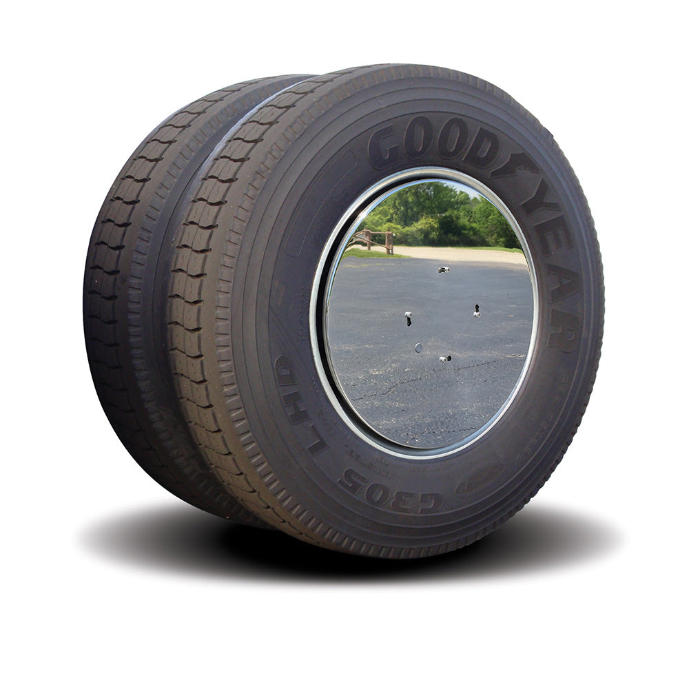 Twist & Lock Aero Wheel Covers Stainless 5/8 Stud