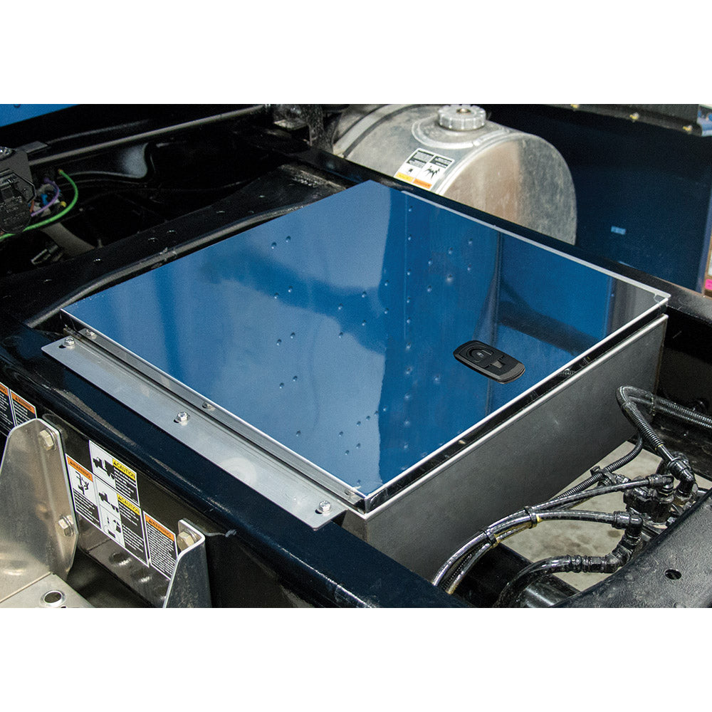 25"L x 24"W x 7"D Stainless In-Frame Tool Box