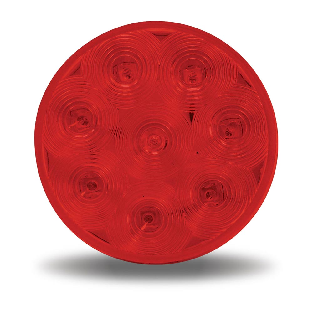 4" Red 8 LED S/T/T Light with Super Seal Adapter