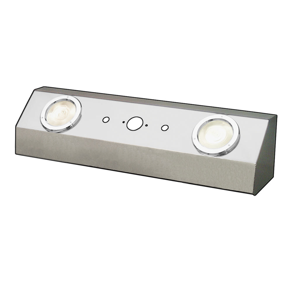 Stainless Steel Air Line Box Single Connection with 4" LED Load Lights