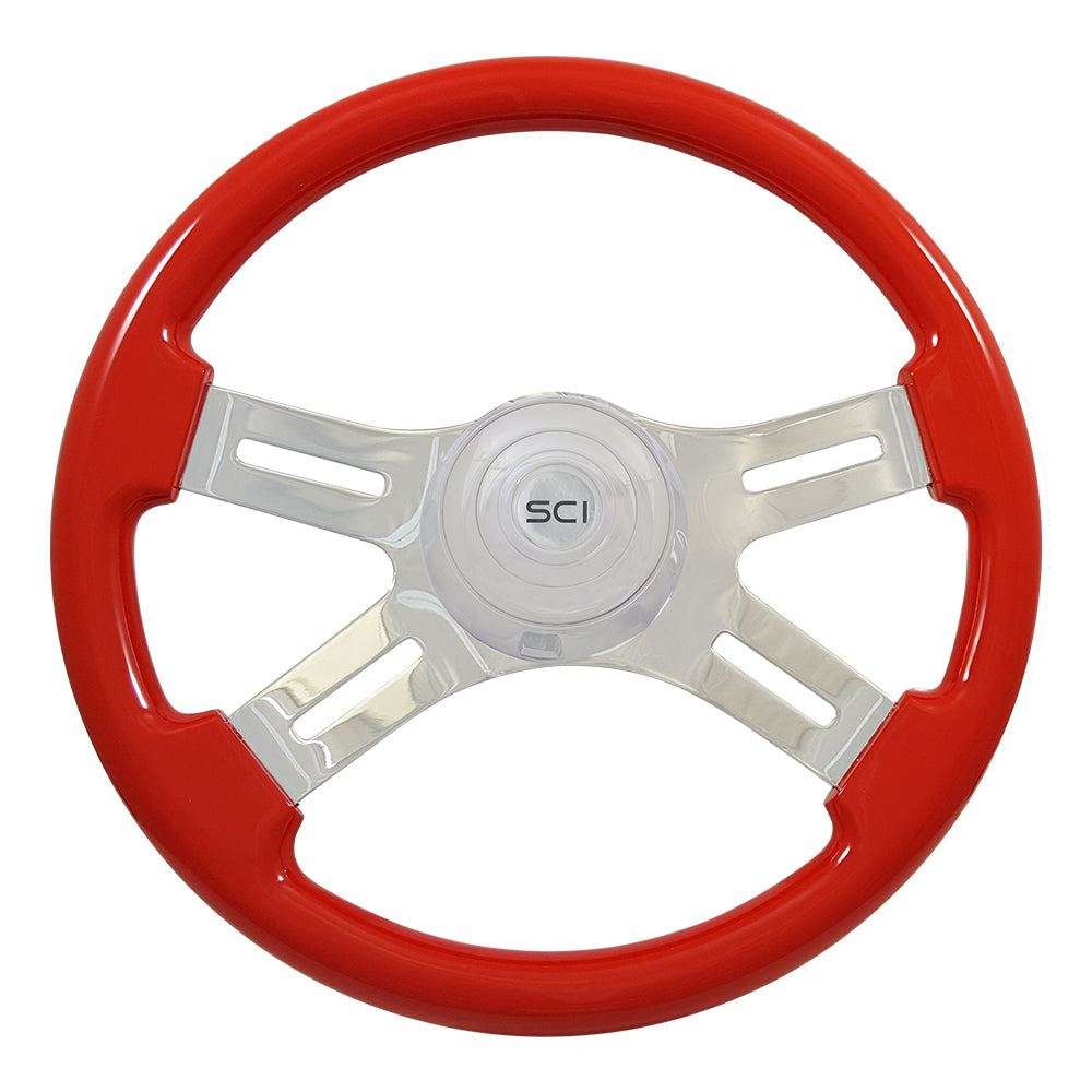 16" Classic Painted Wood Steering Wheel
