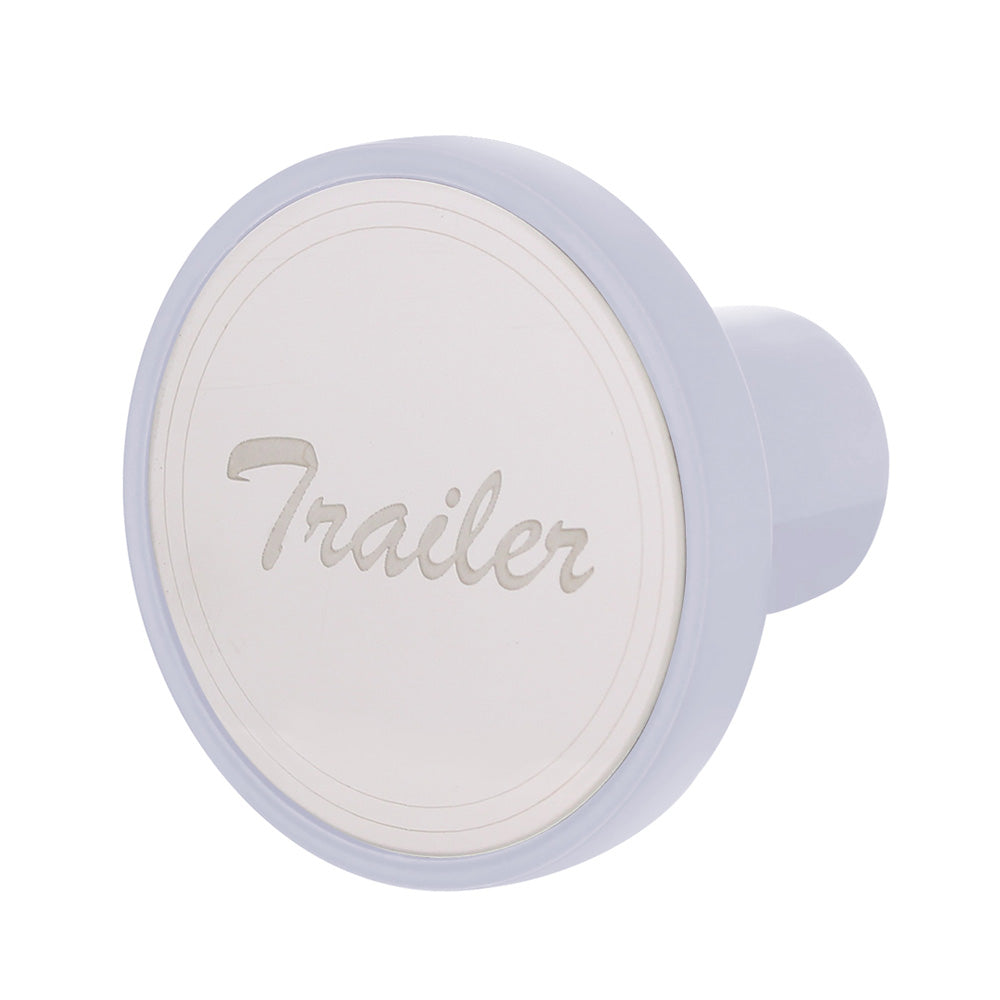 Aluminum Trailer Air Valve Knob - Pearl White