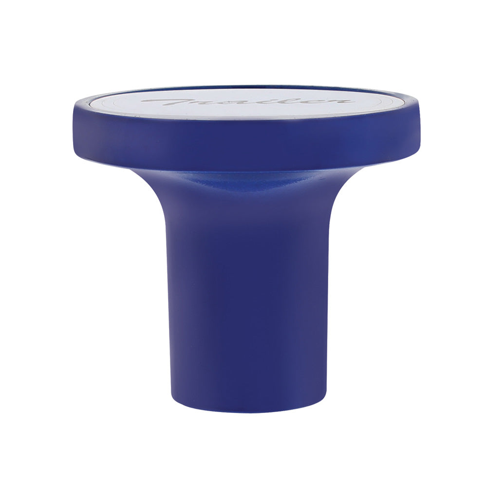 Aluminum Trailer Air Valve Knob - Indigo Blue
