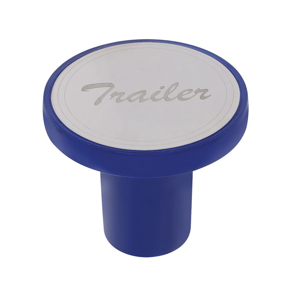 Aluminum Trailer Air Valve Knob - Indigo Blue