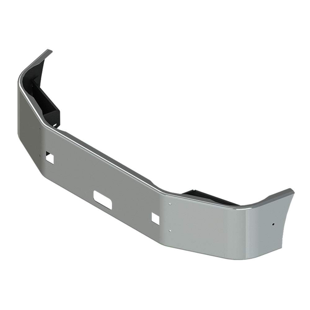 Peterbilt 386 16" Set Back Axle Chrome Bumper