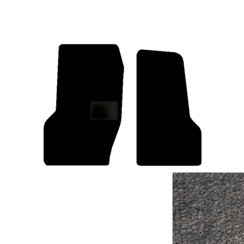 2-Piece Premium Floor Mat Set for Freightliner M2 in Gray