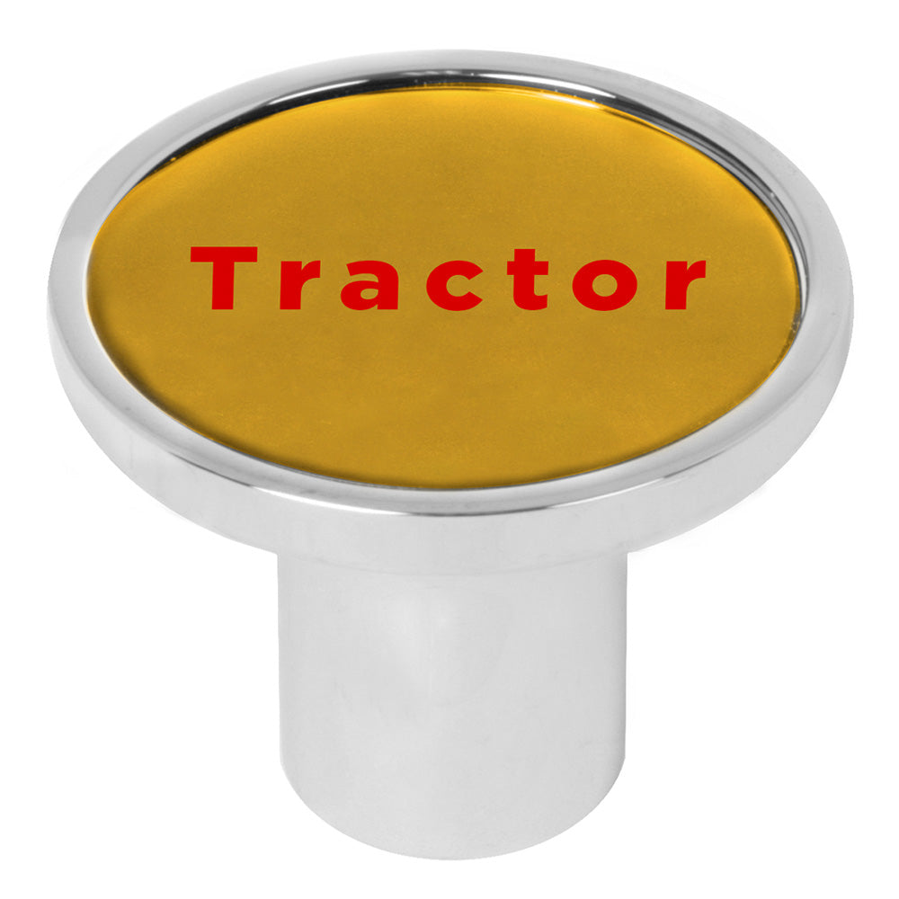 Chrome Tractor/Trailer Air Valve Knob - Thread On