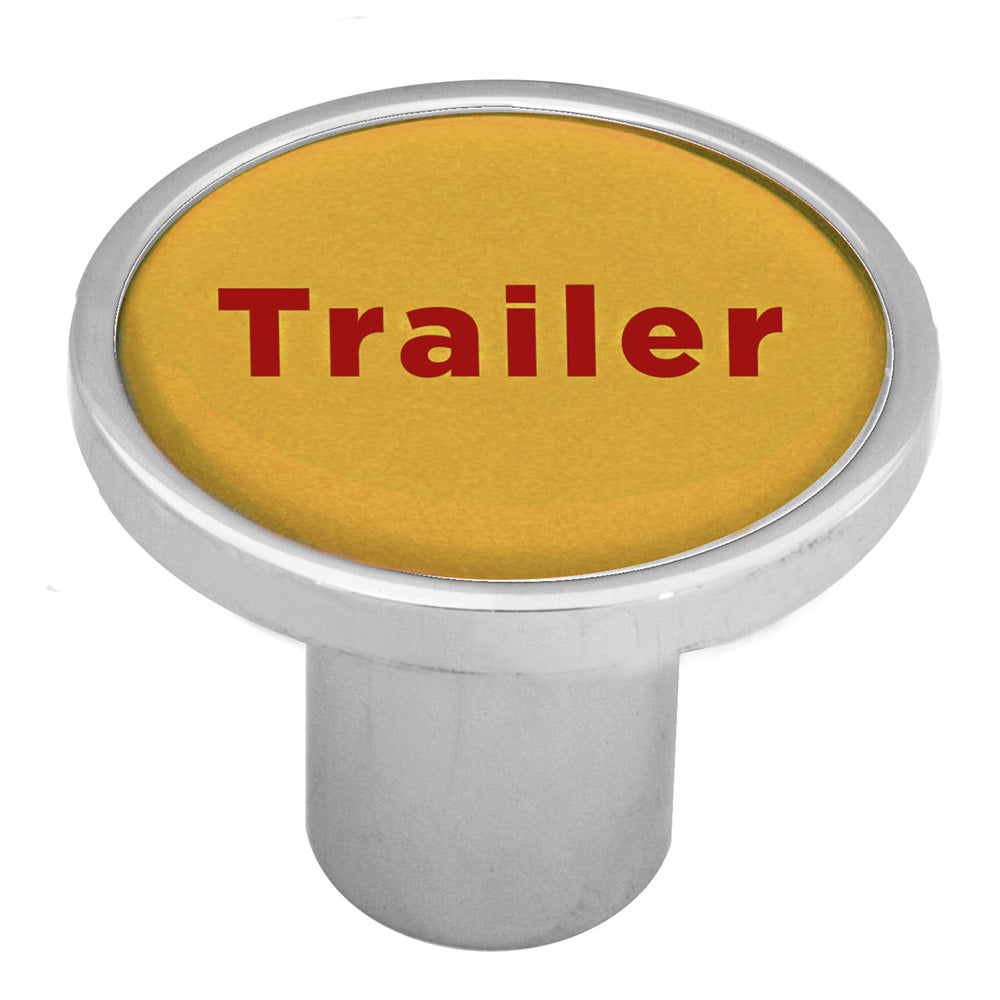 Chrome Tractor/Trailer Air Valve Knob - Thread On