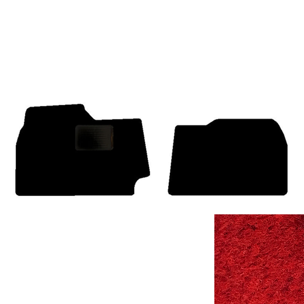 2-Piece Premium Floor Mat Set for KW T2000/T700 in Red
