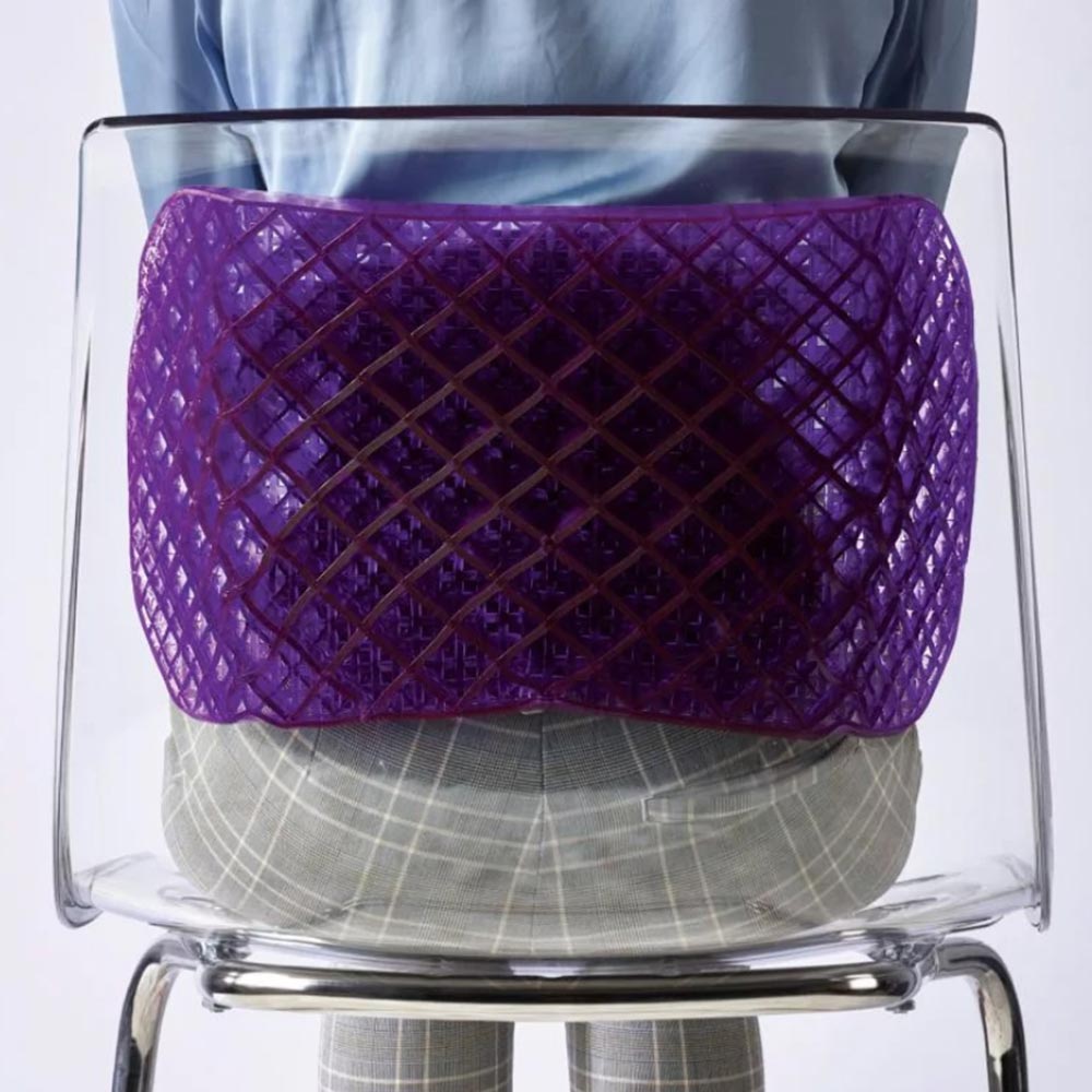 Purple Gel Back Cushion