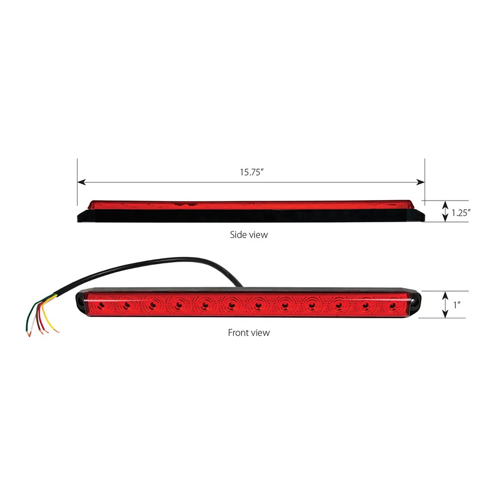 Smart Dynamic 4-in-1 Sequential LED I.D. Light Bar
