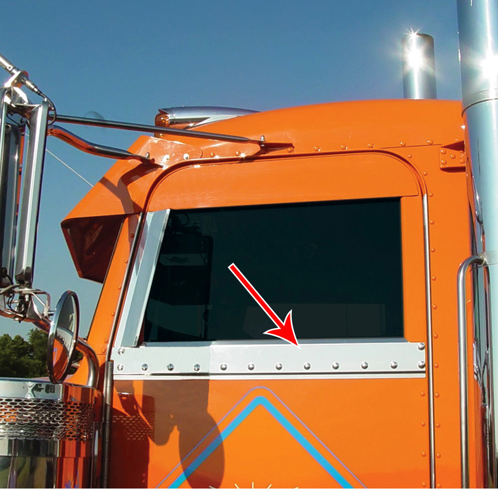 2005 Peterbilt Under Window Trim - Tape Mount