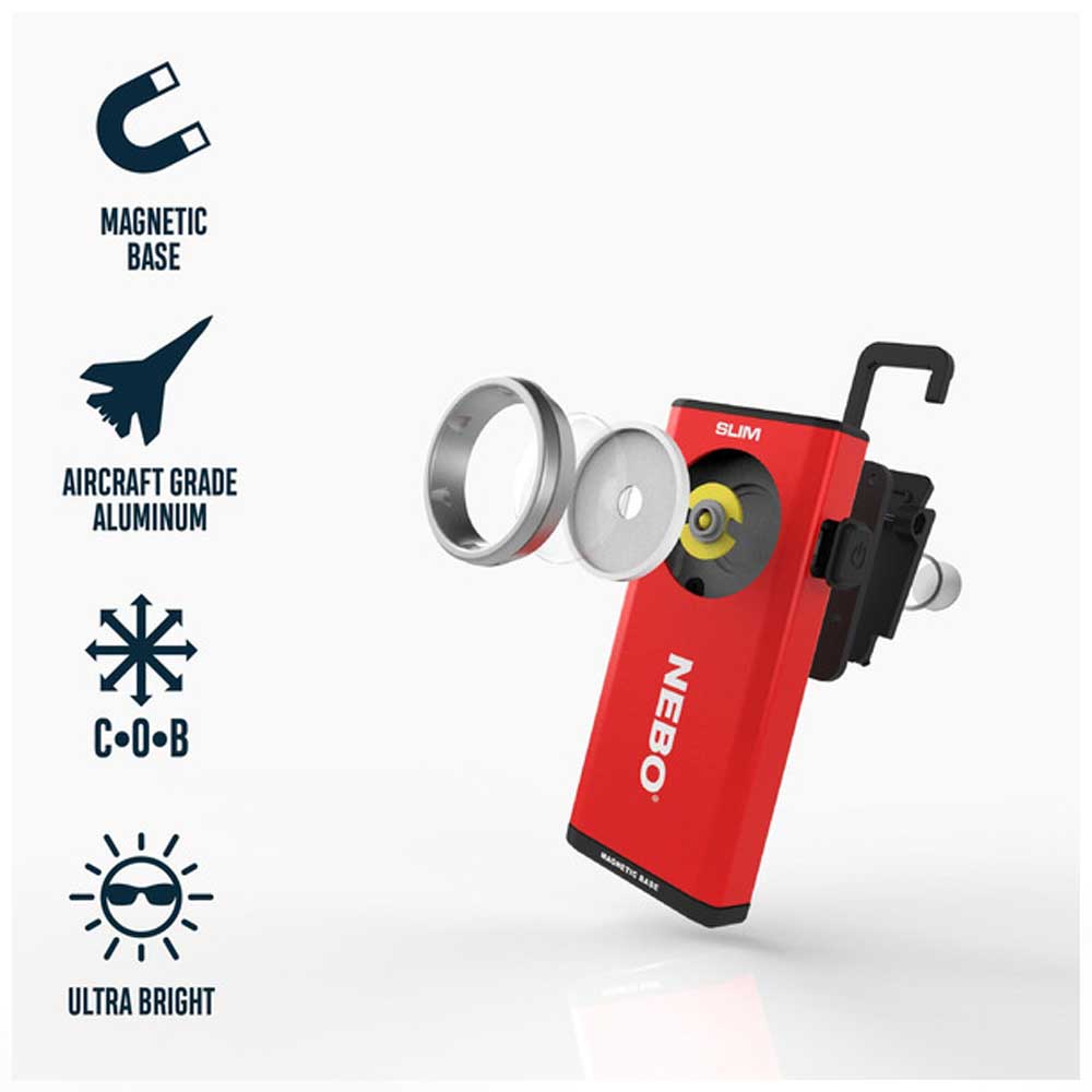 Nebo Slim 500 Lumens USB Rechargeable Pocket Flashlight