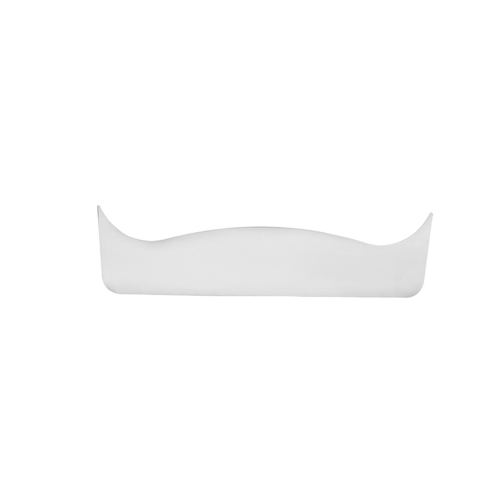 Chrome Mud Flap Weight with Horns 5" x 18" 3-Stud