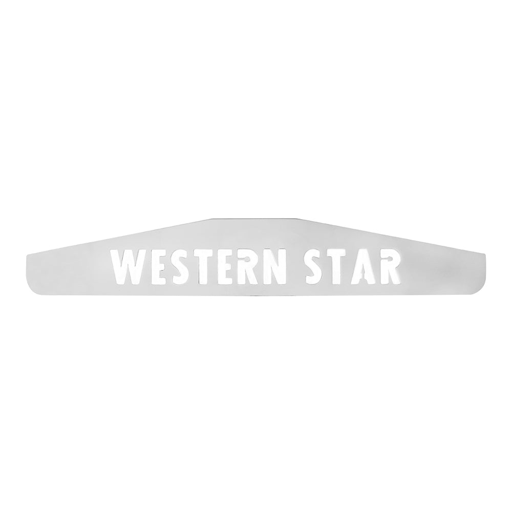 Western Star Chrome Mud Flap Weight 4" x 24" (EA)