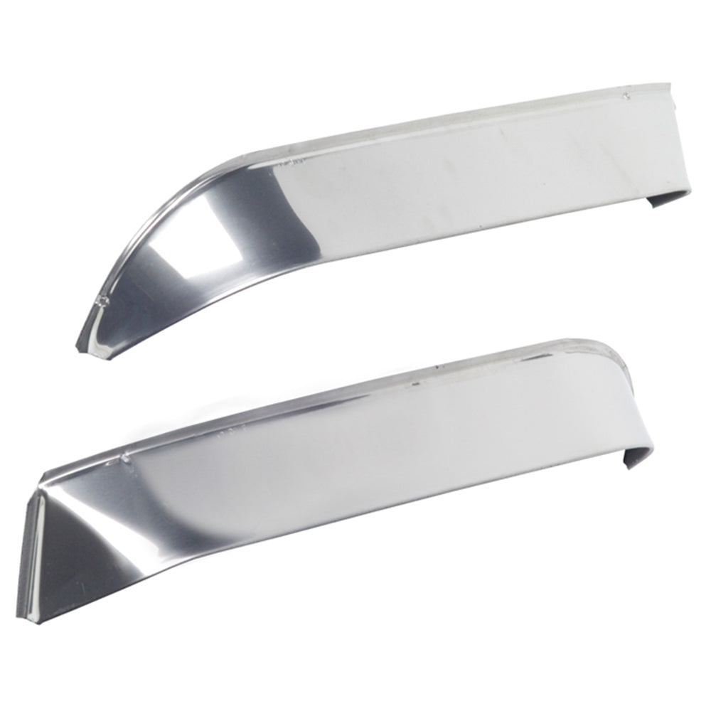 Peterbilt Stainless Steel 2.5" Ventshades