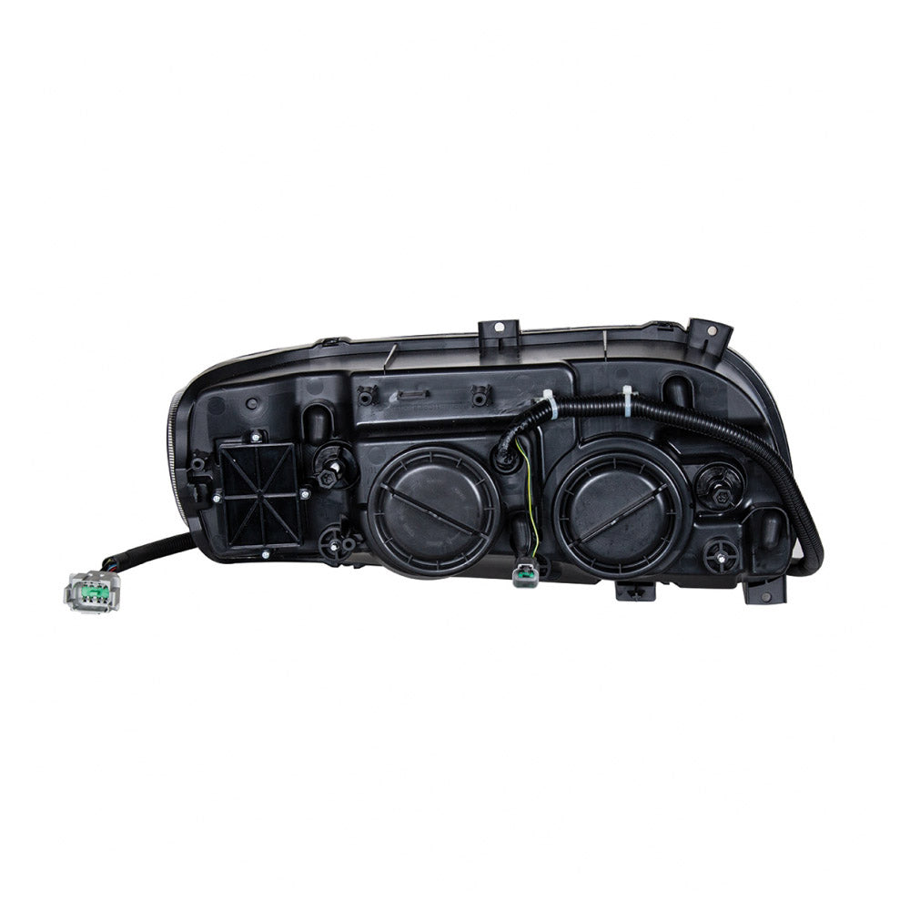 Peterbilt 388, 389 Chrome Headlight with LED Position Light and Turn Signal